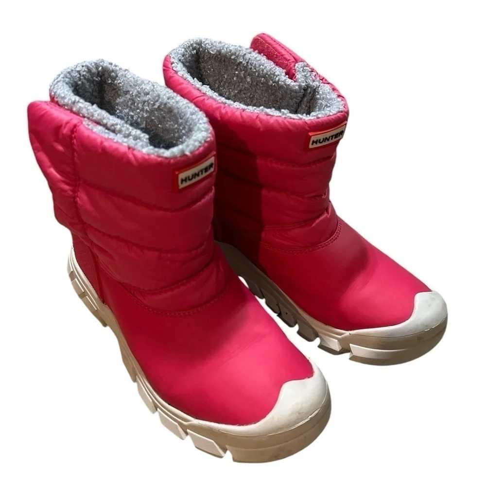 EUC - Hunter Interpid Snow Boots - Size UK2 (US2.5)